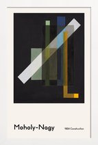 JUNIQE - Poster in houten lijst László Moholy-Nagy - Construction,