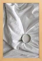 JUNIQE - Poster met houten lijst Coffee Time in Bed - You & Me -13x18