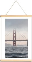 JUNIQE - Posterhanger Golden Gate Bridge -30x45 /Grijs