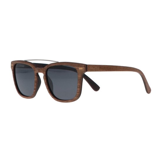 5one® Sardinia - houten zonnebril model Bridge - lens Grijs van 5one® — afbeelding 2