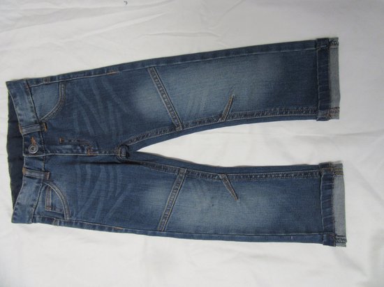 Dirkje , jeans , lange broek , jongen, overslag , 98- 3 jaar