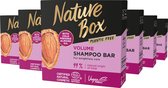 Nature Box - Almond Shampoo - Bar - Haarverzorging - Shampoo Bar - Voordeelverpakking - 6 x 85 gr.
