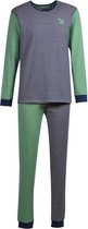 Woody Jongens-Heren pyjama donkerblauw-gebroken