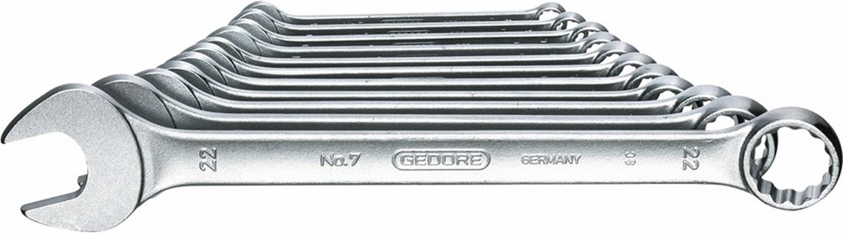 Gedore Ringsteeksleutel-set 11-dlg 8-22 Mm 7-011