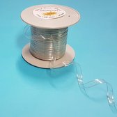 Eco Lint 100% Biodegradable Transparent 6mm x 100 Mtr. met ijzeren draad - 1 rol