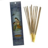 Wierooksticks, handgerold, 'Ragini Gaudmalhar' met jasmijn, pandanus en kamfer (Intimiteit), 20 sticks