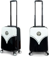 Volkswagen Trolley - Handbagage - Koffer - Kinderkoffer - Reistas - 52,5 x 20,5 x 32,5 - zwart.