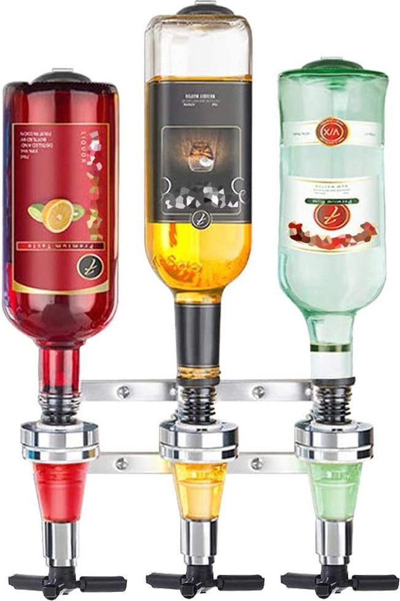 pik rommel statisch Nonna drankdispenser 3 flessen - Bar Butler - Drank & Shot dispenser -  Incl.... | bol.com