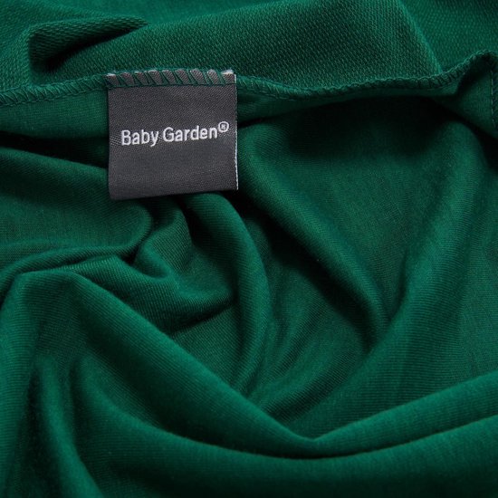Baby Garden draagdoek groen - Ergonomisch - Original - Gratis slabbetje van $ — afbeelding 3