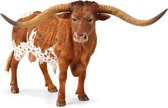 Collecta Speelfiguur Stier Texas Longhorn 16,2 Cm Abs Bruin/wit