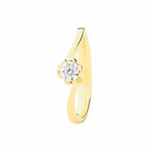 Hemels juwelier- HMLR128- Dames- Damesring- 14k geel gouden- Ring- Verlovingsring- Maat55 - 17,5mm- Moederdag aanbieding