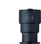 W10 Portobello - Thermos pliable en acier inoxydable / Mug de voyage - 400 ml - Zwart - Pour les boissons chaudes et froides