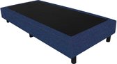 Bedworld Boxspring 90x200 - Linnenlook - Donker blauw (S80)
