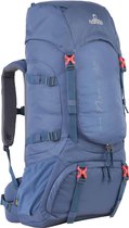 NOMAD®  Batura SlimFit 55 L Backpack  - Easy Fit Essential  -  steel - Gratis Regenhoes - Blauw