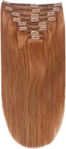 Remy Human Hair extensions straight 16 - rood 30#