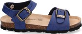 Est1842 Est-10253C01 Jongens Platte Sandalen - Blauw - Leer - Gesp