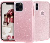 TF Cases | Samsung Galaxy A71 | Backcover | Siliconen | Glitter Roze | High Quality