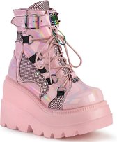 DemoniaCult Plateau Laarzen -41 Shoes- SHAKER-60 US 11 Roze