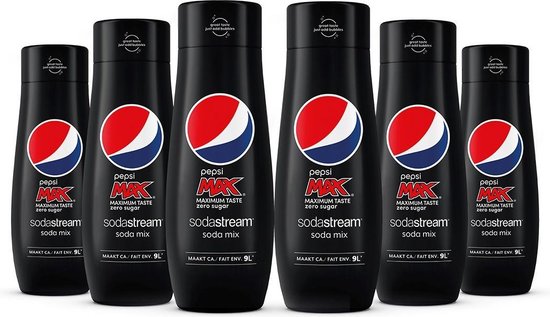 SodaStream |Pepsi MAX siroop |440ml | 6-pack