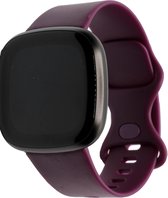 Fitbit Versa 3 Sport Band  Donker Paars - Maat: ML