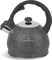 Edënbërg Gray Line - Luxe RVS Fluitketel - 2.0 L