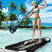 Sens Design SUP Board - Opblaasbaar - Zwart - 380 cm