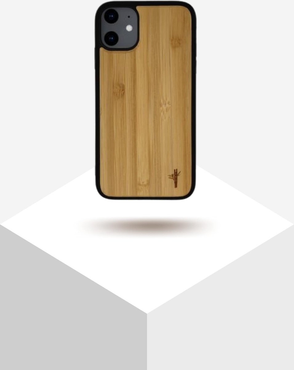 CustomBoo Telefoonhoesje - Back Cover - Geschikt Voor Apple IPhone 11 - Zwart En Bruin
