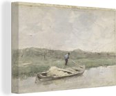 Canvas Schilderij Zandschuit - Schilderij van Anton Mauve - 120x80 cm - Wanddecoratie