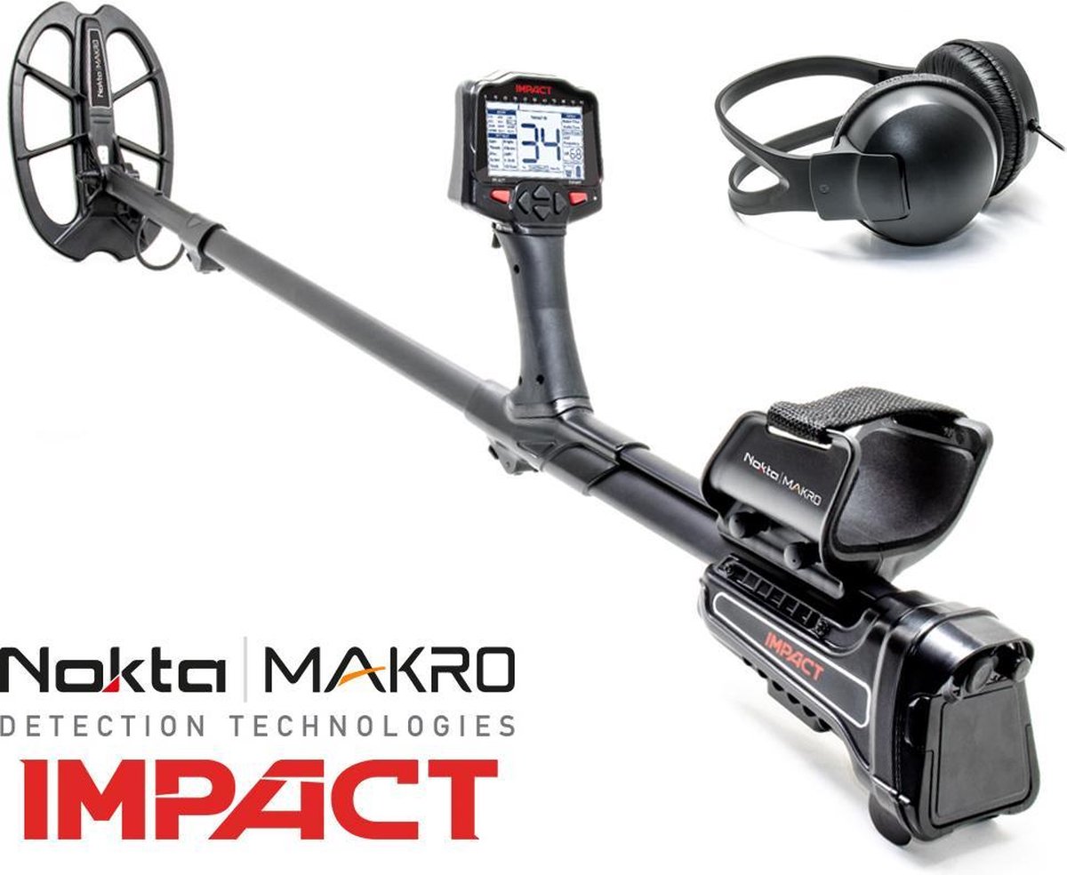 Nokta Impact multifrequentie metaaldetector met pinpointer