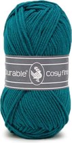 Durable Cosy Fine - acryl en katoen garen - Teal, blauw 2142 - 1 bol van 50 gram