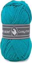 Durable Cosy Fine - acryl en katoen garen - Turquoise 371 - 1 bol van 50 gram