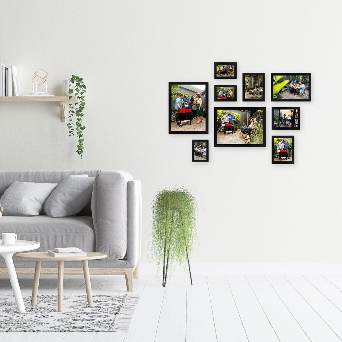 haes-deco-collage-set-met-9-houten-fotolijsten-paris-zwart-voor-foto