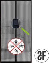 ºFROYS Zwart - Vliegengordijn - 100x210 cm - Magneet - Deurhor - Insectenhor - Klamboe - Anti insect - Vliegenhor - Muskietennet