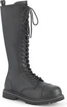 Demonia Veterlaars -39 Shoes- RIOT-20 US 7 Zwart