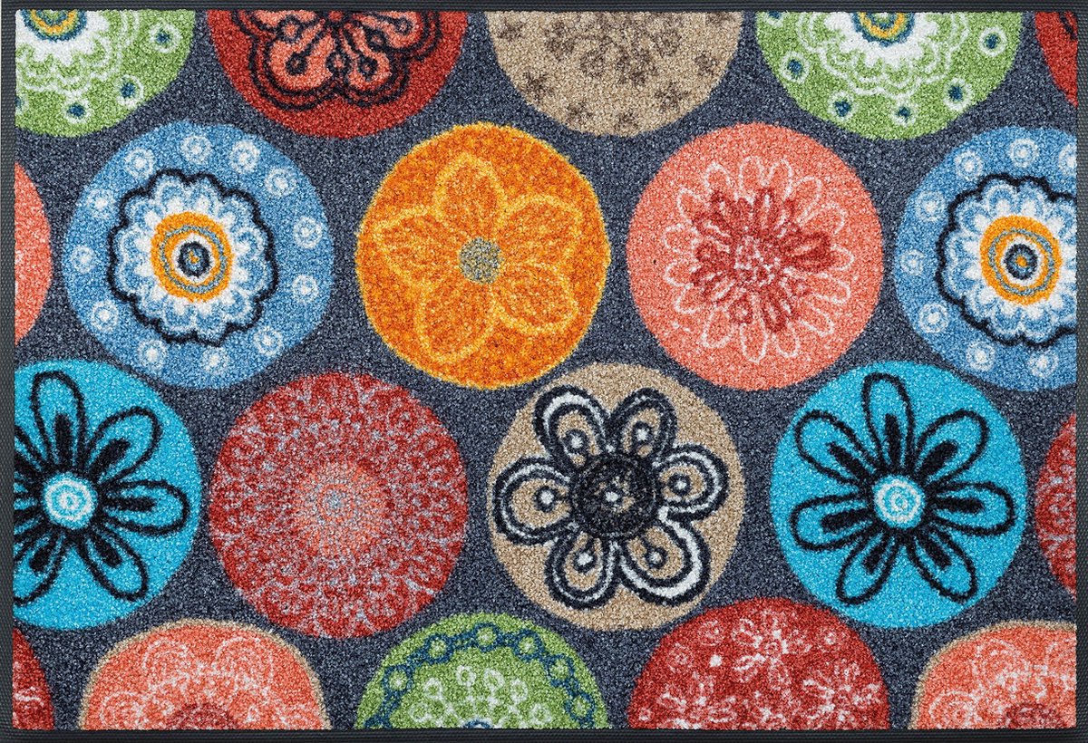 Kleen-Tex Deurmat Wash+Dry Coralis - 50 x 75cm
