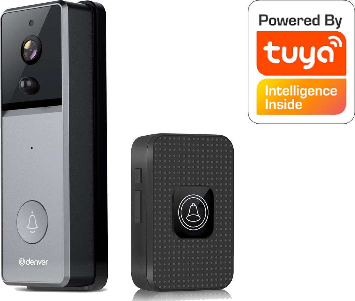 Denver call with video VDB-110 Doorbell. Video door intercom with wifi function and call inside. Motion detection. 720P camera connection with mobile phone free app for Android and iOS Denver call with video VDB-110 Doorbell. Video door intercom with wifi function and call inside. Motion detection. 720P camera connection with mobile phone free app for Android and iOS