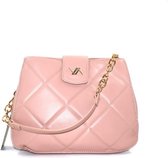 Verde Handtas 16-6020 - Schoudertas - Damestas - Kunstleer - 30 X 24 cm - Roze