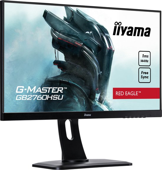 Iiyama G-Master Red Eagle GB2760HSU-B1 - Full HD TN 144Hz Gaming Monitor - 27 Inch - Iiyama