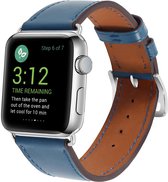 bandje geschikt voor Apple Watch Leren Bandje voor de iWatch Series 38 / 40 mm bandje voor de iWatch 1, 2, 3, 4, 5, 6 & SE  - Vervangende Lederen Band