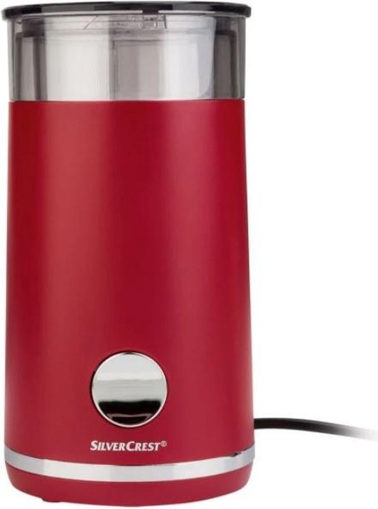 SILVERCREST® Elektrische koffiemolen Rood - 150 W | bol.com