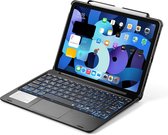 CaseBoutique Bluetooth Keyboard Case met Muis Trackpad - QWERTY indeling - Zwart - Compatible met iPad Pro 11"