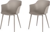 Camilla 2 stoelen grijs.