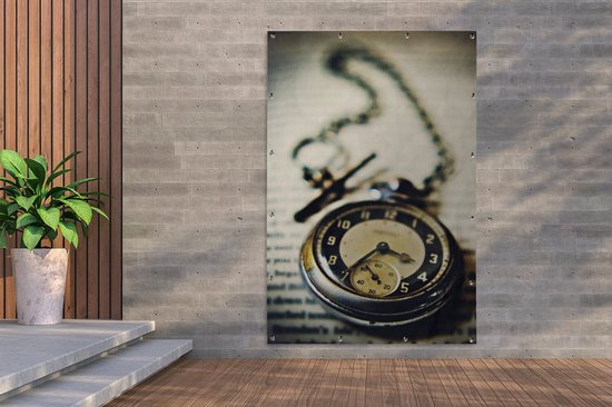 Montre de poche sur un livre 120x180 cm XXL / Groot format!