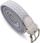 Elastische Riem – Stretch Broekriem - 2,5 cm breed - Wit