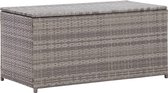 Medina Tuinbox 100x50x50 cm poly rattan grijs