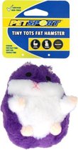 Petsport - Tiny Tots - Hondenknuffel - Voorzien van pieper - 10CM - Paars