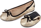 Sorprese – ballerina schoenen dames – Butterfly twist Francesca gold croc - maat 36 - ballerina schoenen meisjes - Moederdag - Cadeau