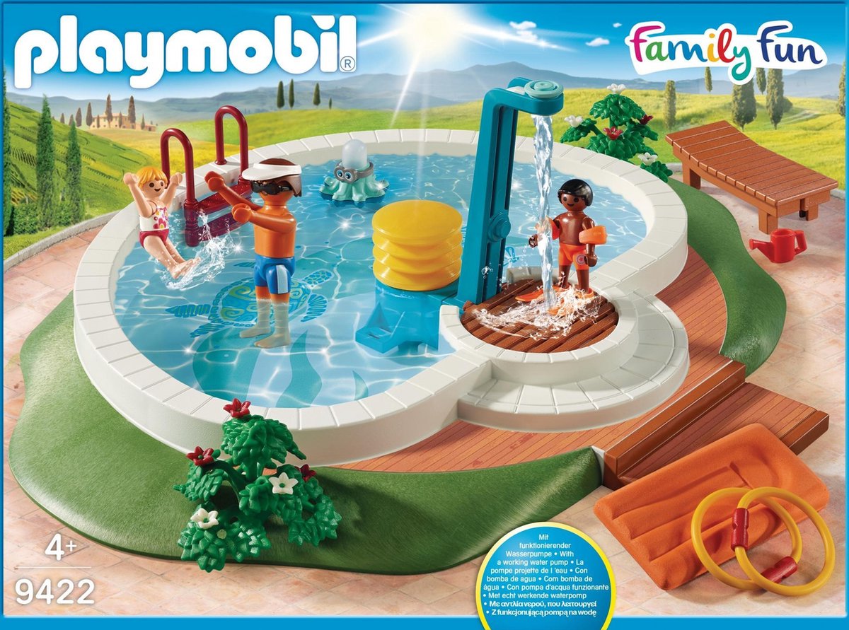 PLAYMOBIL Family Fun Zwembad - 9422 | bol.com