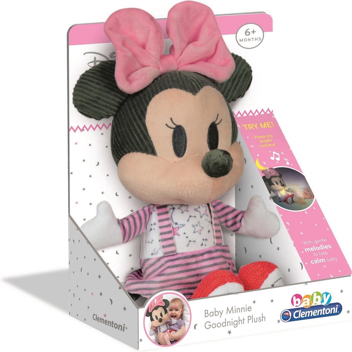 PELUCHE VEILLEUSE - DISNEY MINNIE - CLEMENTONI - Mon Bébé Maroc