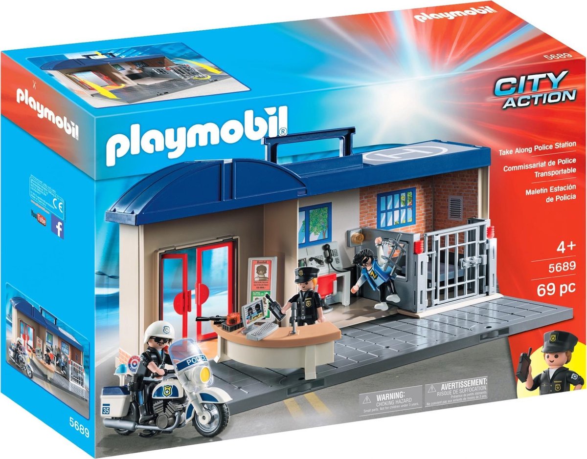 Playmobil City Action Commissariat de Police Transportable | bol.com